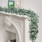 Eucalyptus Garland for Mantle, 6Ft Artificial Spring Garland for Table Centerpiece All Year Round Home Decor,Faux Greenery Garland for Indoor Outdoor Farmhouse Wedding Staircase Floral Decor.